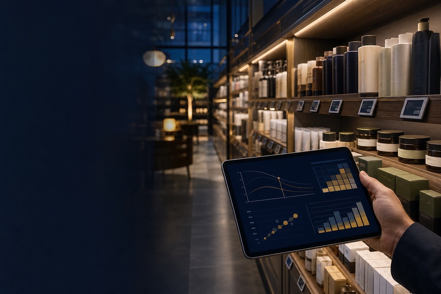 Análisis de precios y portafolio en un entorno comercial premium